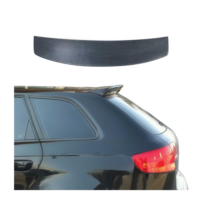 Spoiler posteriore, spoiler sul tetto, labbro posteriore per Audi A3 8P Sportback 2004-2013 verniciabile