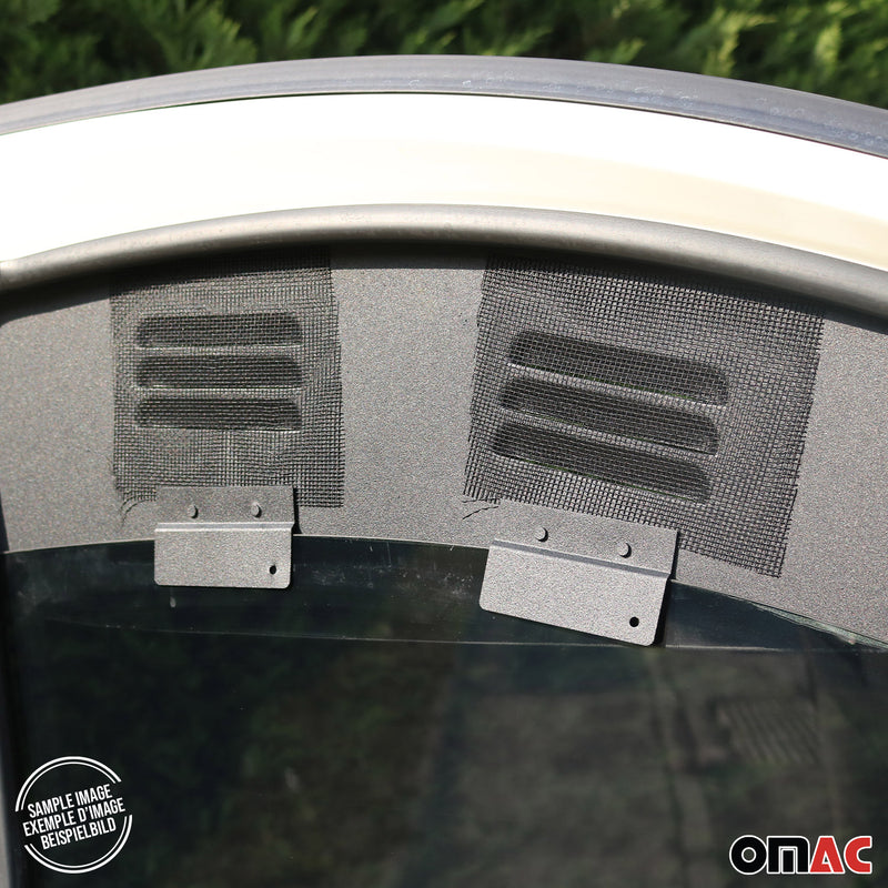 Griglia di ventilazione per Peugeot Partner 2019-2025 alluminio nero 2 pezzi 