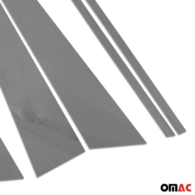 Rivestimento del montante della porta del montante B per Land Rover Freelander 2006-2014 cromato 6x