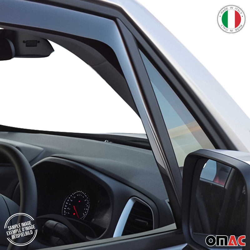 Deflettore antivento e antipioggia per Lancia Phedra 2002-2014 acrilico scuro 2 pezzi