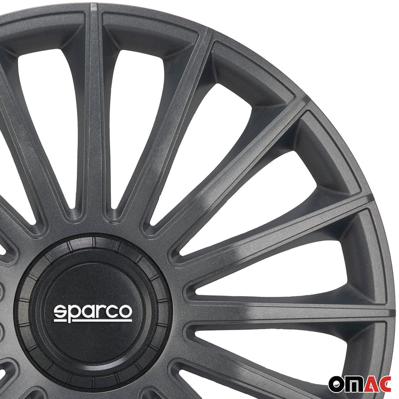 Coprimozzi Sparco 16 pollici Grigio Treviso 4 pezzi