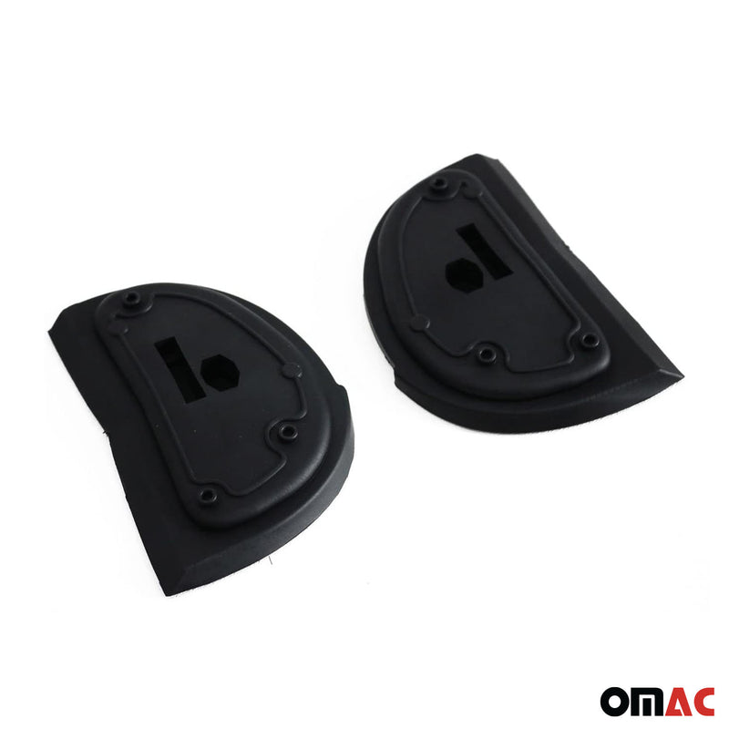 Gomma per specchietto retrovisore esterno per Mercedes Classe E W210 2000-2003 plastica nera 2 pezzi