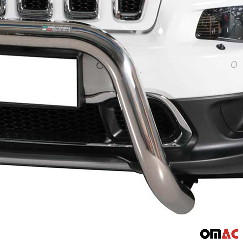 Protezione anteriore per Jeep Cherokee 2013-2018 ø76mm acciaio argento