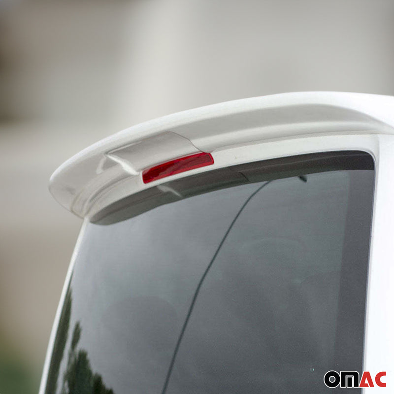 Spoiler posteriore, spoiler sul tetto, labbro posteriore per VW Transporter T5 2003-2015 ABS Bianco 1 pz.
