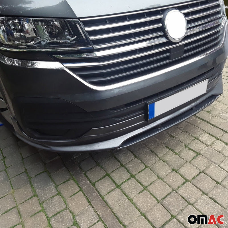 Spoiler anteriore paraurti per VW T6.1 Transporter 2019-2024 primerizzato 2x 