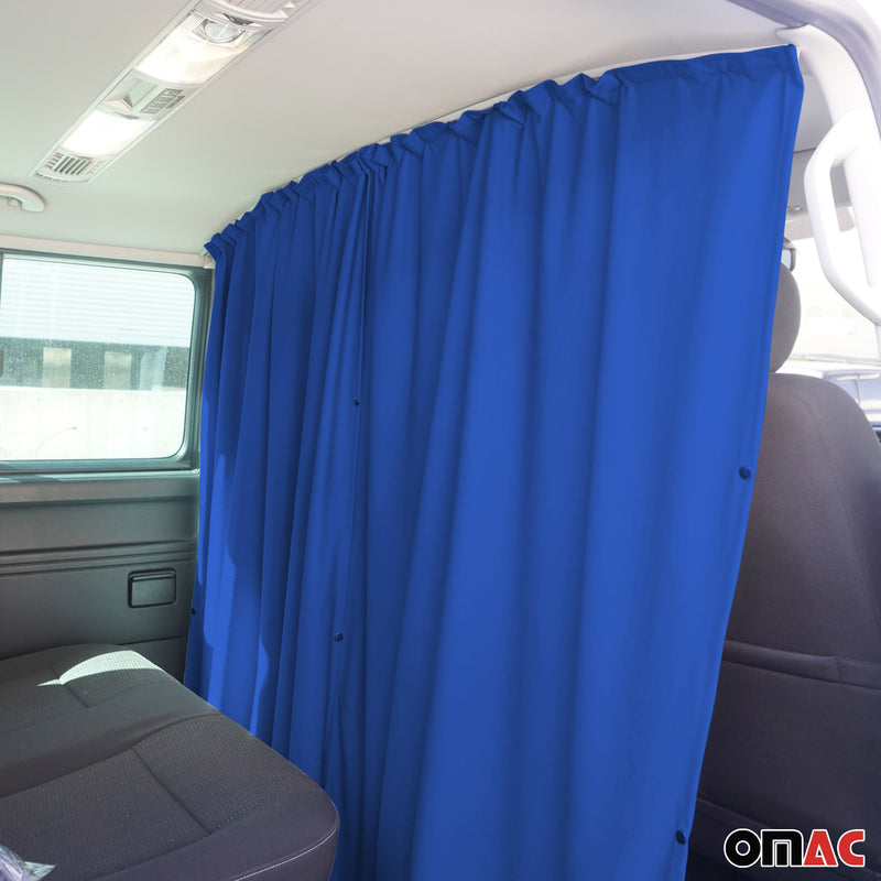 Tendine parasole per cabina di guida per VW Multivan T7 L1 L2 Blu 2 pezzi