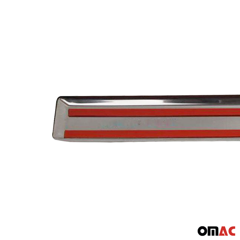 Apriporta posteriore per Nissan Navara D40 2006-2015 in acciaio inox cromato