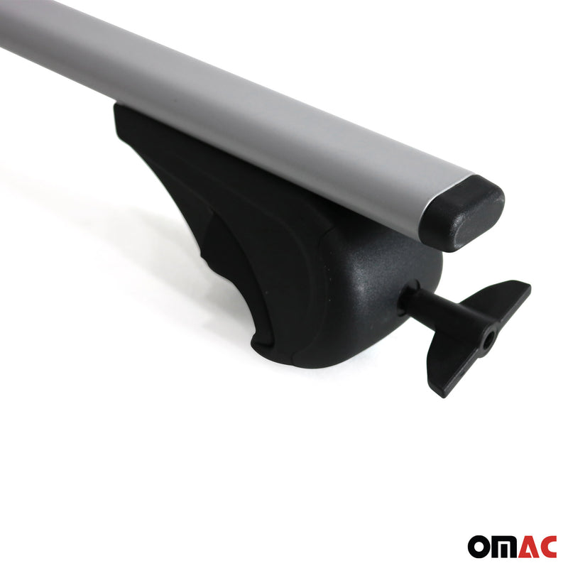 Barre portatutto per Audi A4 Allroad 2016-2024 Argento 2 pezzi
