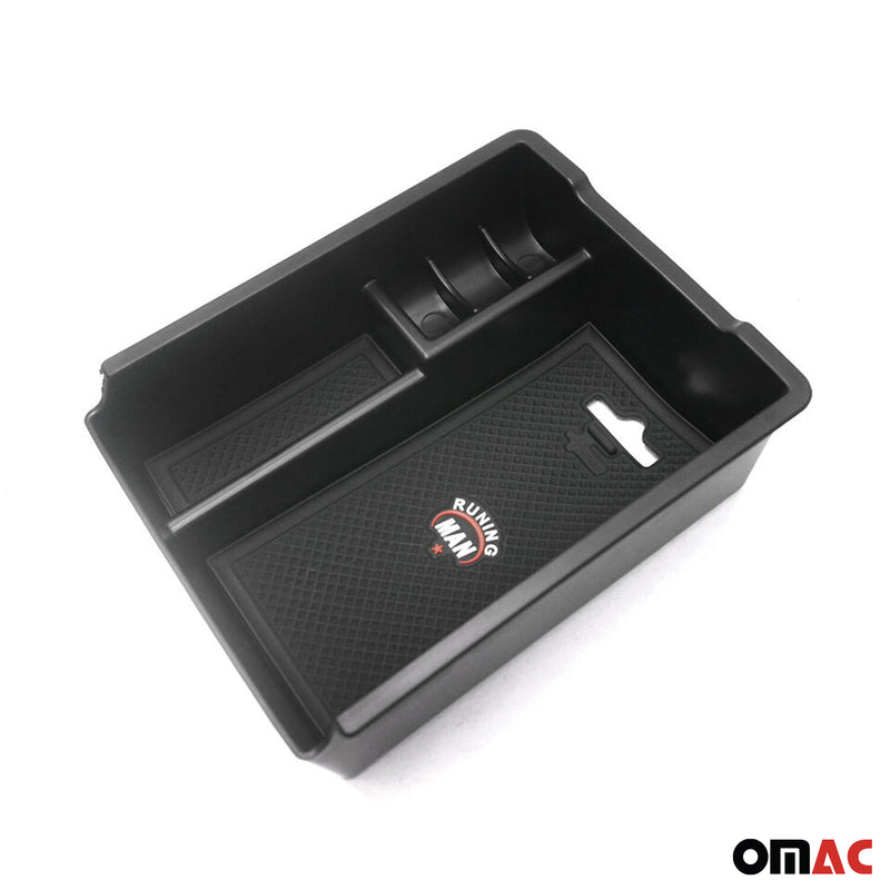 Box portaoggetti centrale per bracciolo per VW Jetta CC 2015-2019 ABS Nero