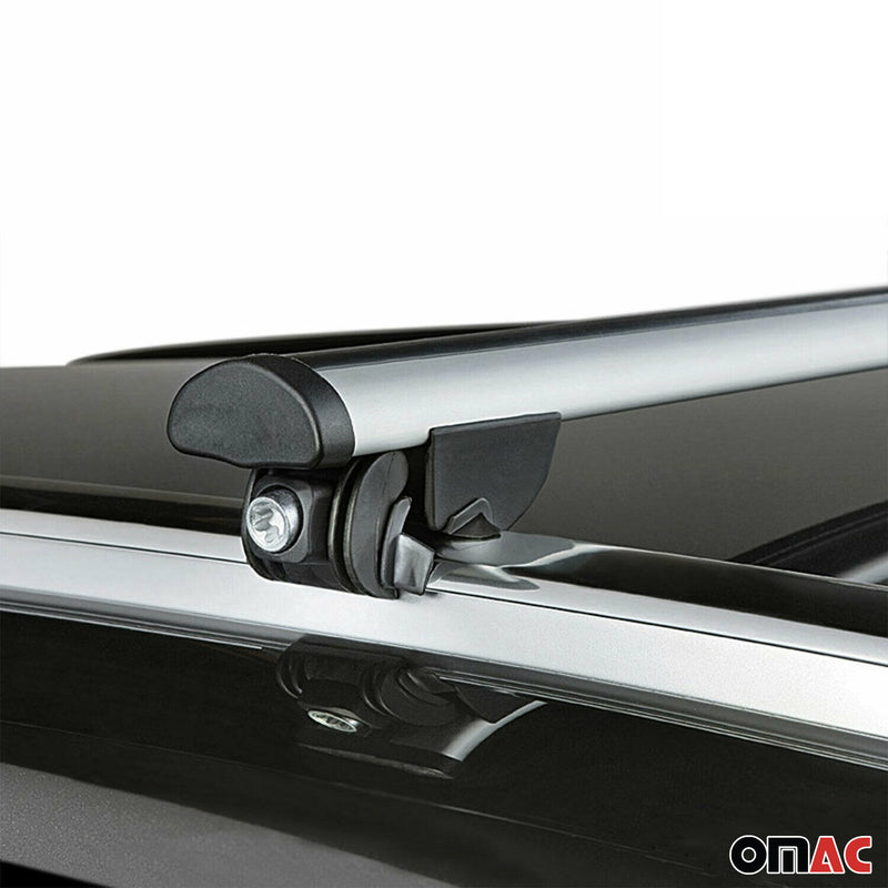 Portapacchi per Alfa Romeo Stelvio 2016-2025 portapacchi 100kg grigio alluminio