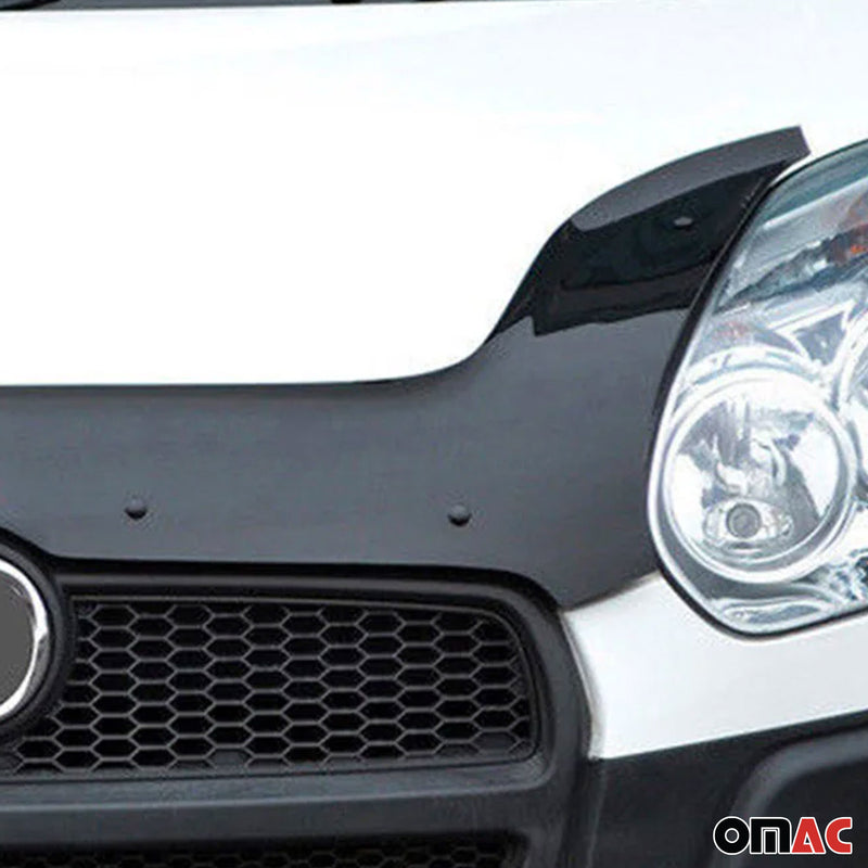 Motorhaube Deflektor Insekten Steinschlagschutz für Fiat Doblo 2010-2015 Dunkel