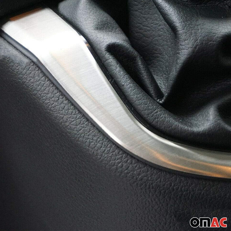 Rivestimento del pannello di controllo centrale per VW T6 Transporter 2015-2019 in acciaio inox cromato 