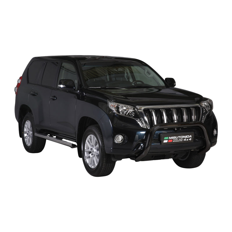 Barra di protezione anteriore per Toyota Land Cruiser Prado J150 2014-2017 ø76 Nero 
