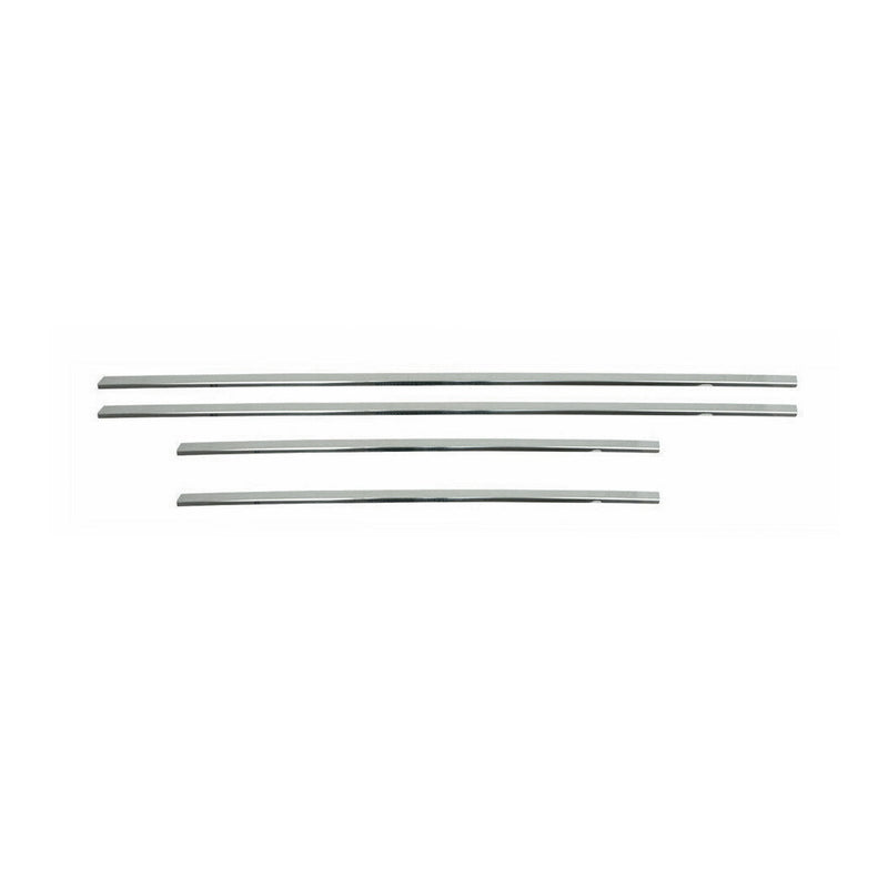 Listelli decorativi per finestrini Renault Grand Scenic 2009-2013 in acciaio inox cromato 4 pezzi 