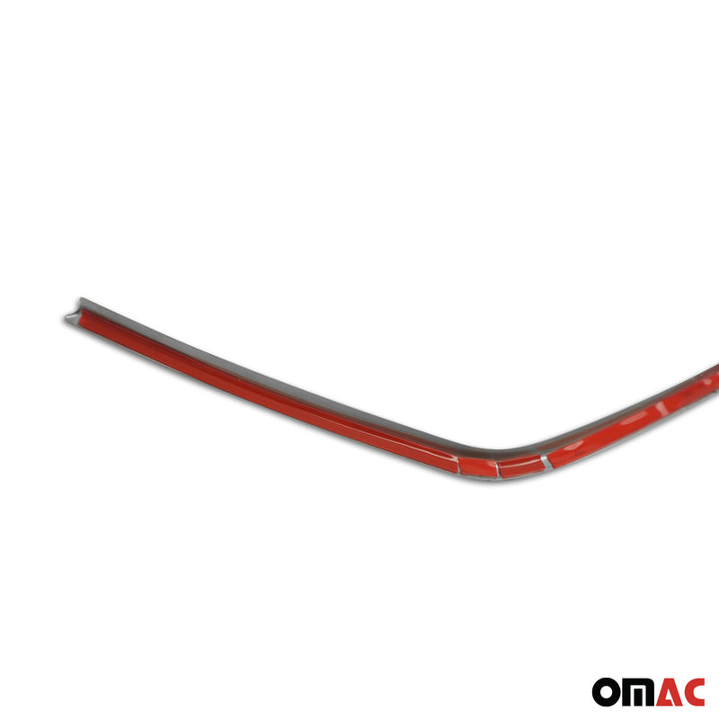 Strisce per griglia radiatore per Hyundai ix35 2010-2015, cromate spazzolate, 1 pezzo 
