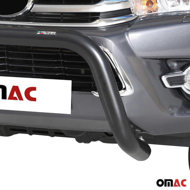 Protezione anteriore per Toyota Hilux 2016-2018 ø76mm acciaio nero
