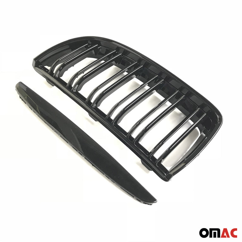 Griglia a doppio rene M4, nera lucida, per BMW Serie 3 E90 Limousine 2004-2008