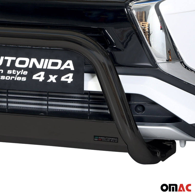 Barra di protezione anteriore per Mitsubishi Eclipse Cross 2018-2020 ø63 Nero