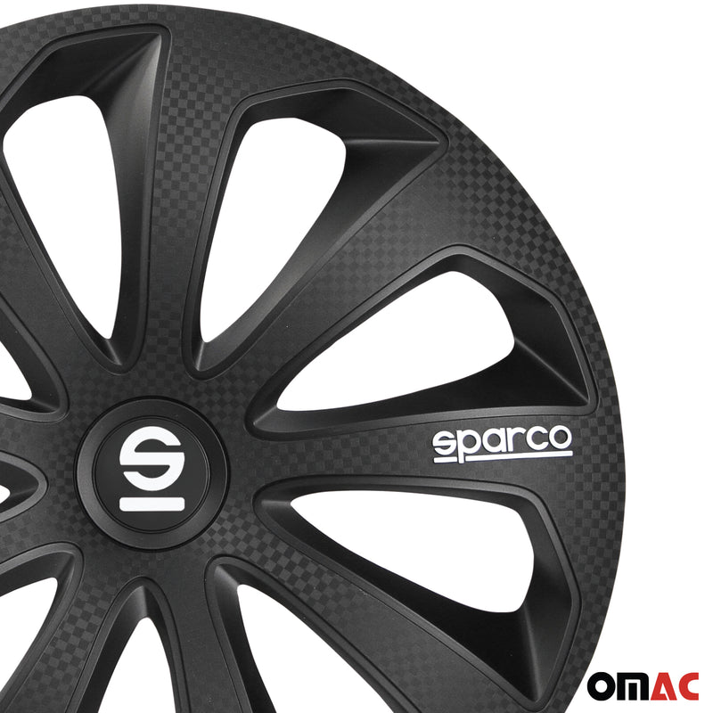 Coprimozzi Sparco 16 pollici Sicilia Nero Carbonio 4 pezzi