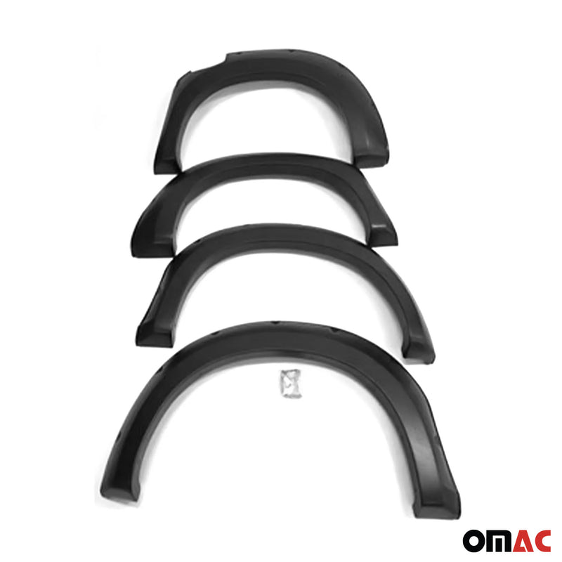 Parafanghi passaruota allargati per Isuzu D-Max 2012-2019 ABS argento 4 pezzi