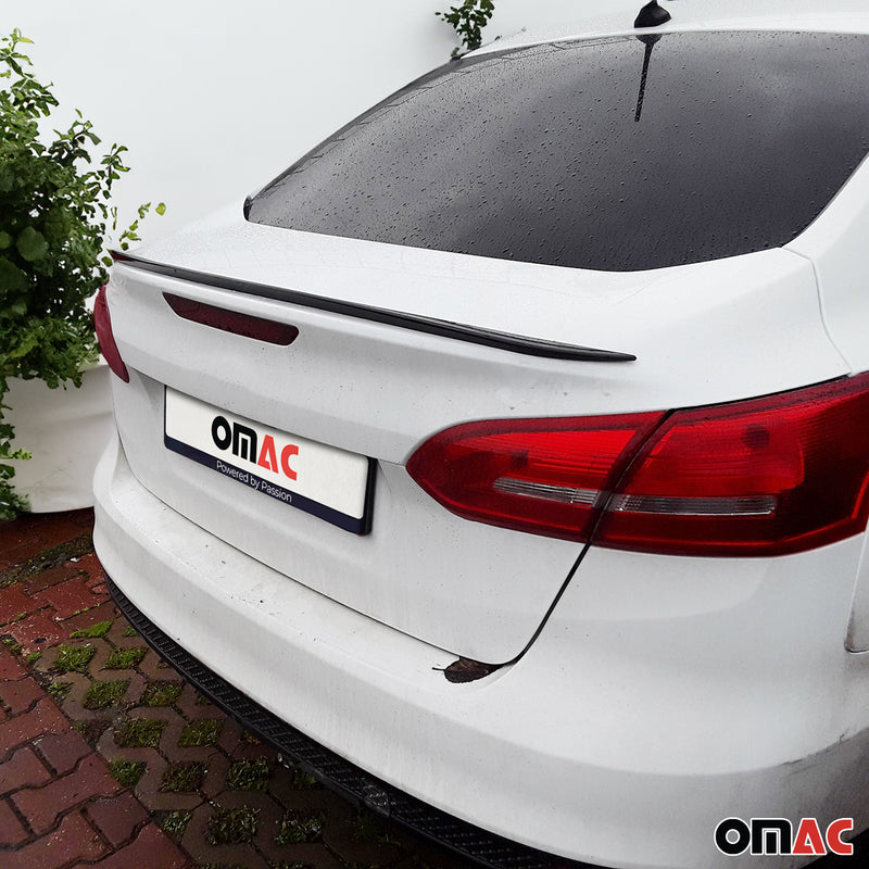 Spoiler posteriore alettone posteriore labbro posteriore per Ford Focus 2011-2015 ABS superiore nero 1 pz.