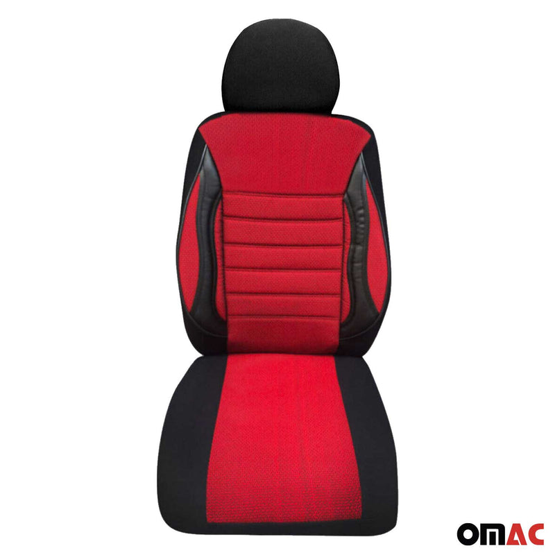 Coprisedili per VW T5 T6 Caravelle 2003-2025 Nero Rosso 2 posti anteriori