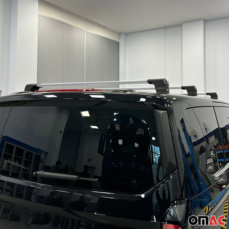 Dachträger Grundträger für Ford Transit Tourneo Custom 2023-2025 Alu Silber 3x