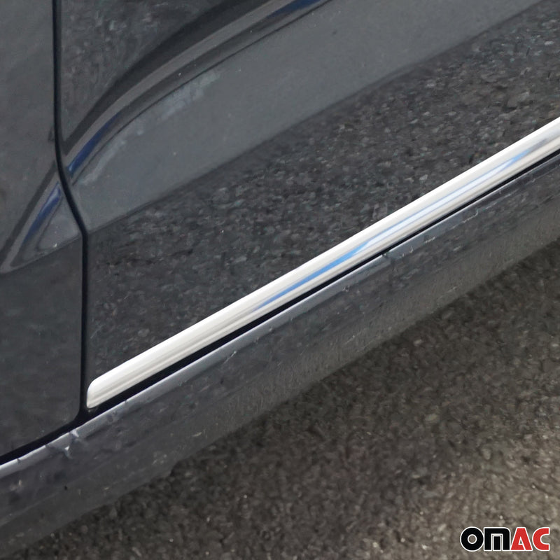 Striscia di protezione per portiera laterale, strisce per portiera per Nissan Micra 2017-2025 Cromate 4x 