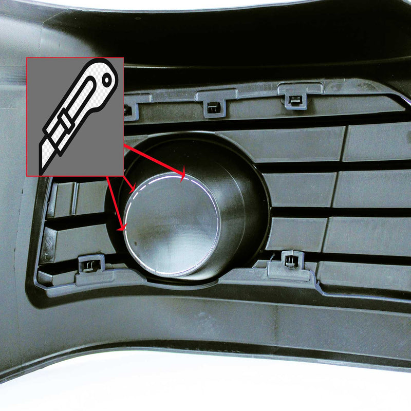 Spoiler anteriore JOM, paraurti, splitter per VW T5 Facelift 2009-2015, ABS grigio