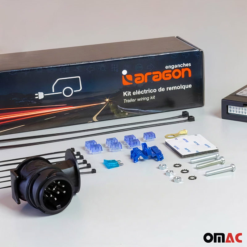 Aragon Anhängerkupplung E-Satz 13pin für Fiat Panda Hybrid 2021-2025 ABE