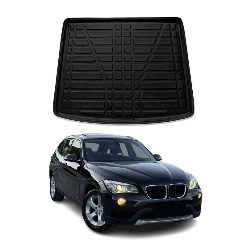Vasca baule per BMW X1 E84 2009-2015 in gomma TPE nera