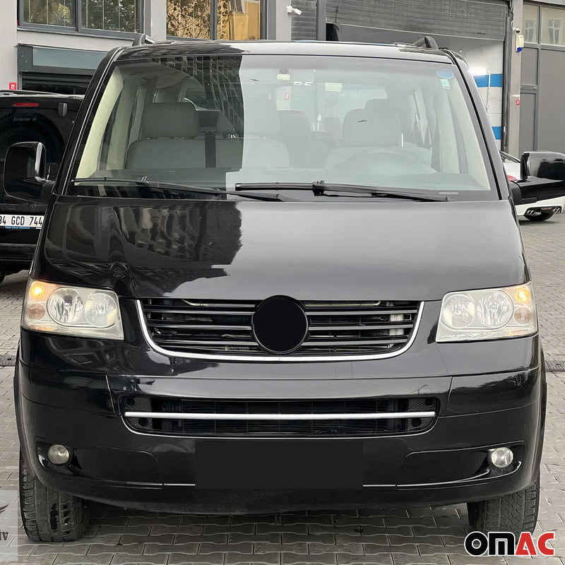 Strisce griglia per VW Transporter T5 2003-2010 Cromo Argento