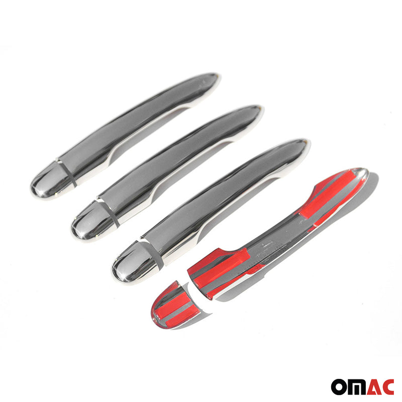 Türgriff Blende Türgriffkappen für Renault Clio 2005-2013 4Tür Edelstahl 8x