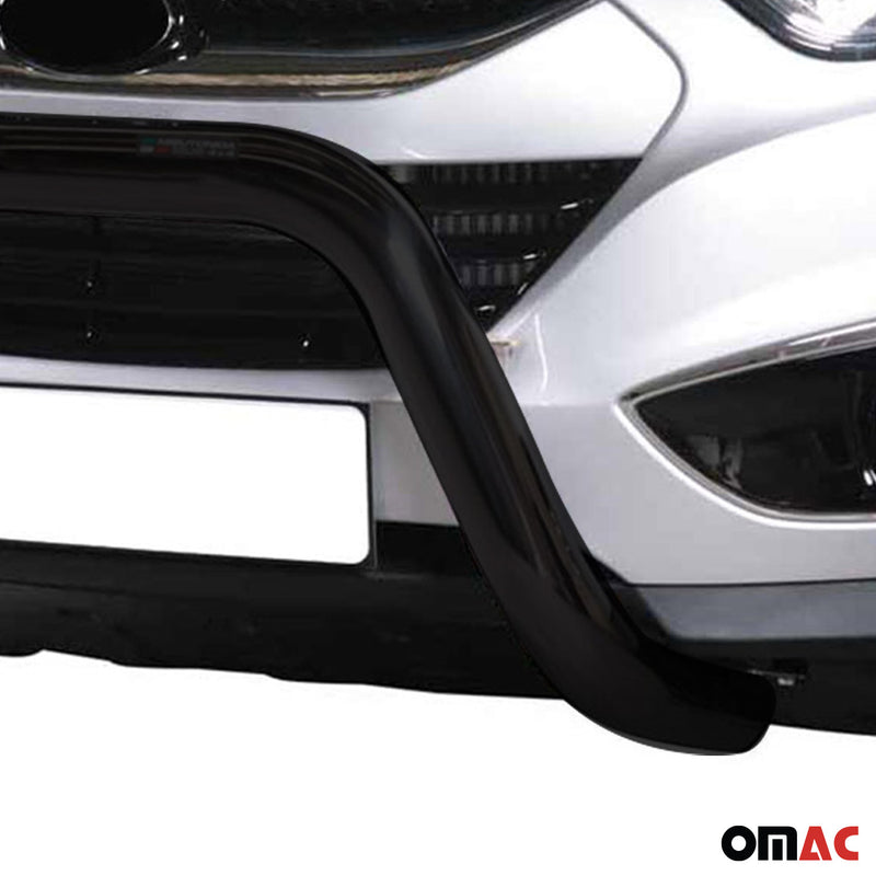 Protezione anteriore per Hyundai ix35 2009-2015 ø76mm acciaio nero
