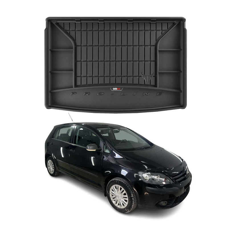 Vasca portaoggetti in gomma OMAC per VW Golf Plus 2005-2014, in TPE, nera