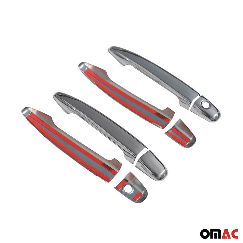 Copri maniglia porta, copri maniglia porta per Lexus GS 2005-2011 4 porte in acciaio inox argento 8 pezzi 