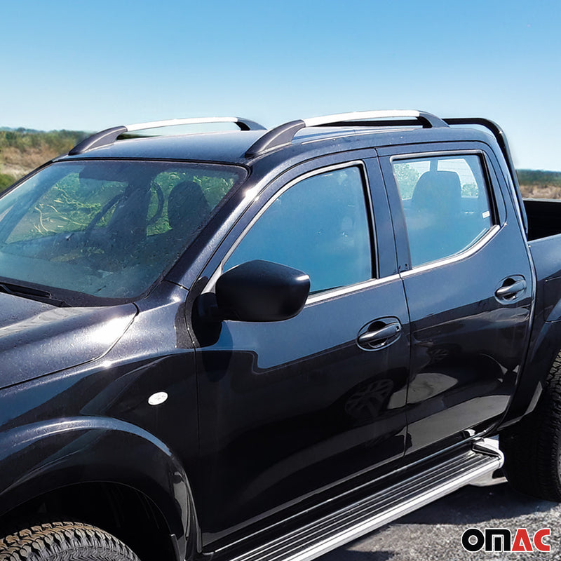 Aluminium Dachreling Relingträger für Dacia Sandero 2008-2012 Silber 2x