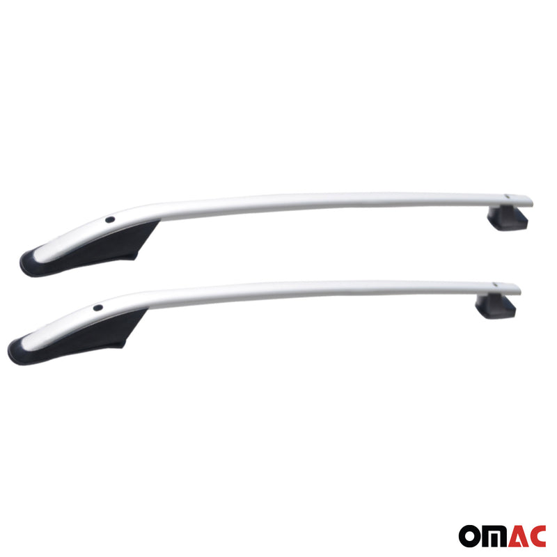 Barre trasversali in alluminio per Peugeot Partner Citroen Berlingo Grigio Corto