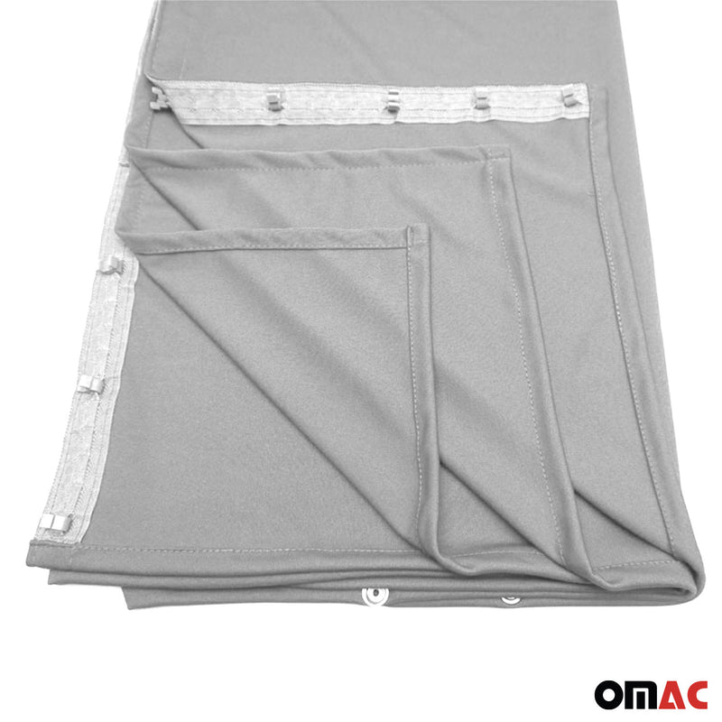 Tendine parasole per cabina di guida per Fiat Ducato H3 grigio 2 pezzi