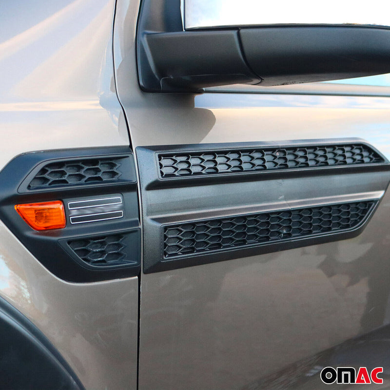 Listello decorativo per porta laterale per Ford Ranger T6 XLT FL 2015-2022 ABS Nero