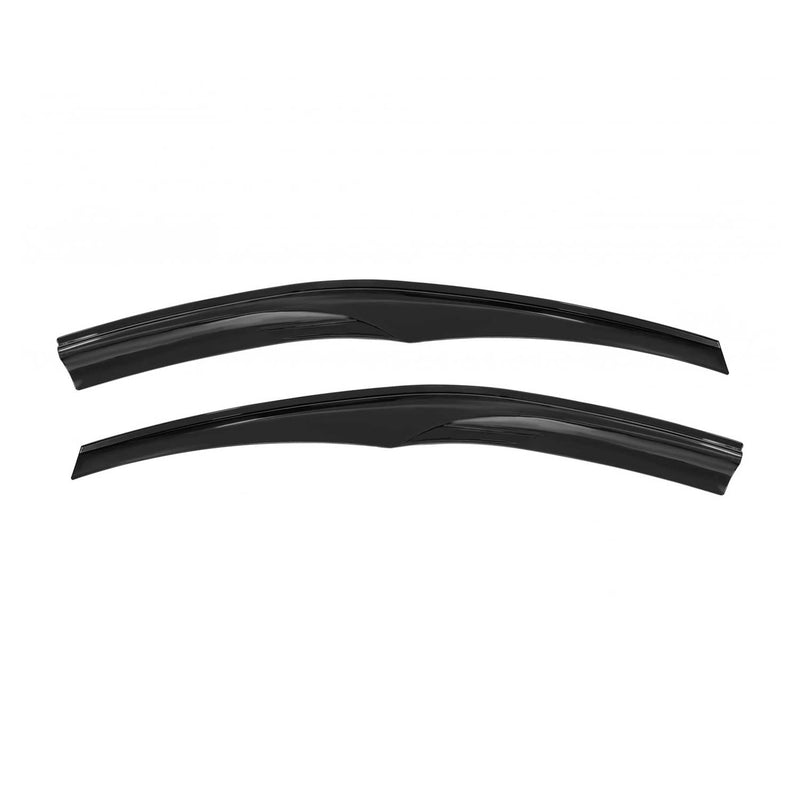 2 deflettori antivento e antipioggia per Ford Tourneo Courier 2014-2023, in acrilico nero