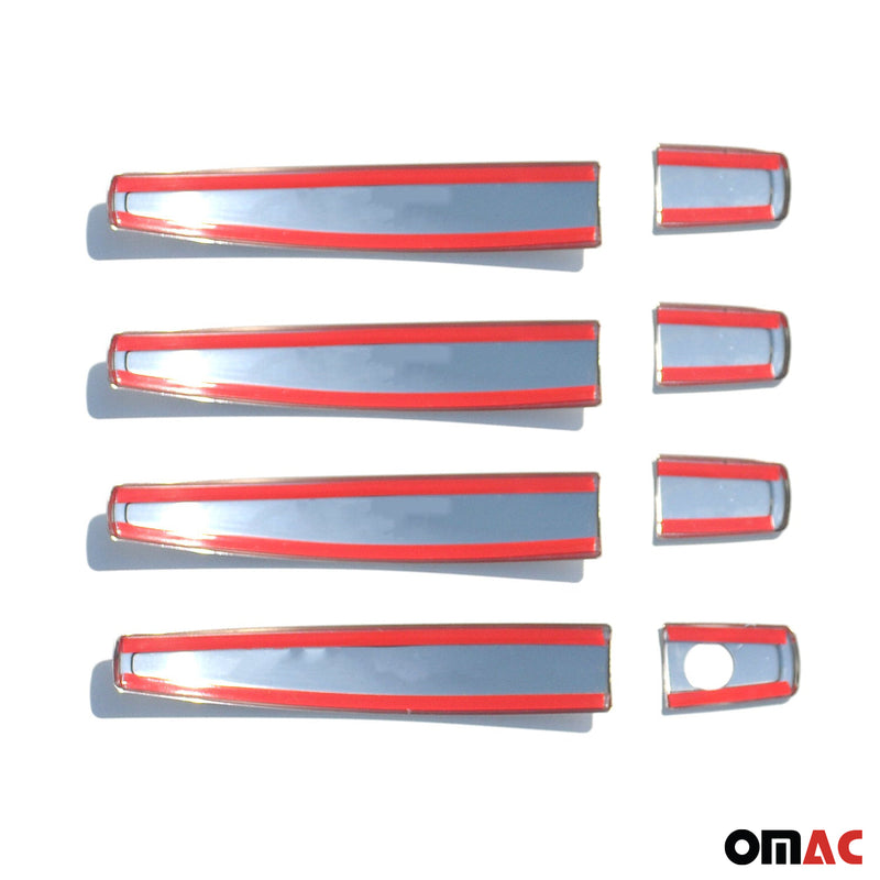 Copertura maniglia porta cromata per Opel Antara 2006-2015 4 porte in acciaio inox 8x 