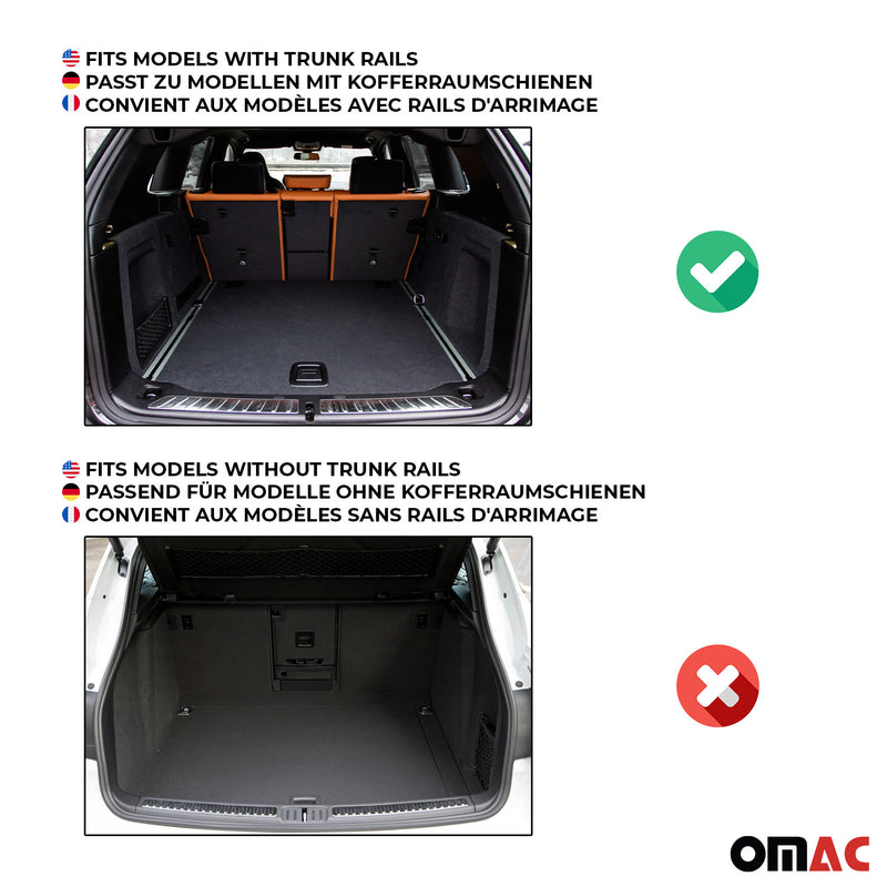 OMAC Gummi Kofferraumwanne für Audi Q8 4MN 2018-2025 TPE Laderaumwanne Schwarz