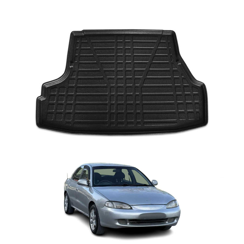 Vasca per bagagliaio per Hyundai Elantra 2004-2007 Gomma TPE Nero