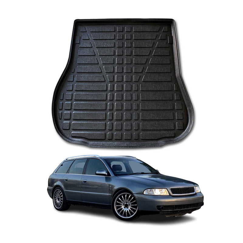 Vasca baule per Audi A4 B5 Avant 1994-2001 Gomma TPE Nero