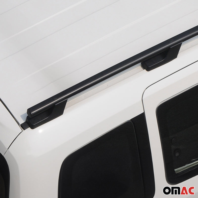 Barre portatutto in alluminio per Mitsubishi L200 DoubleCab 2015-2025 ABE Nero