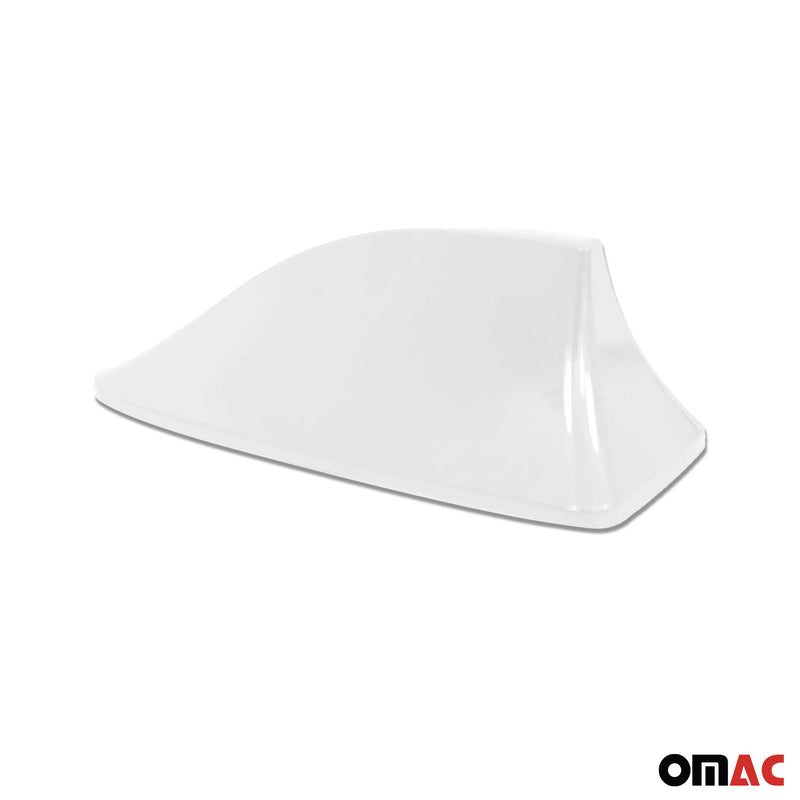 Antenna da tetto per auto, antenna AM/FM per autoradio, antenna a pinna di squalo bianca