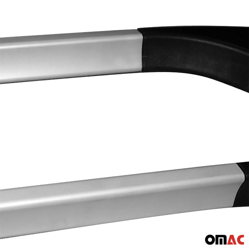 Barre portatutto in alluminio per Toyota Auris 2006-2013 Argento 2x