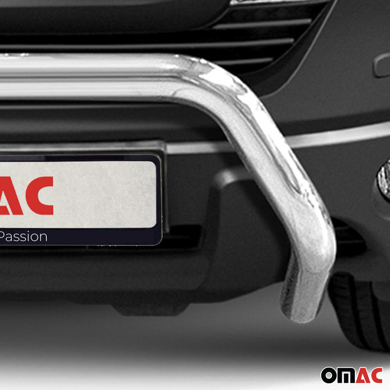 Protezione anteriore per Honda CR-V 2006-2009 con ABE acciaio argento