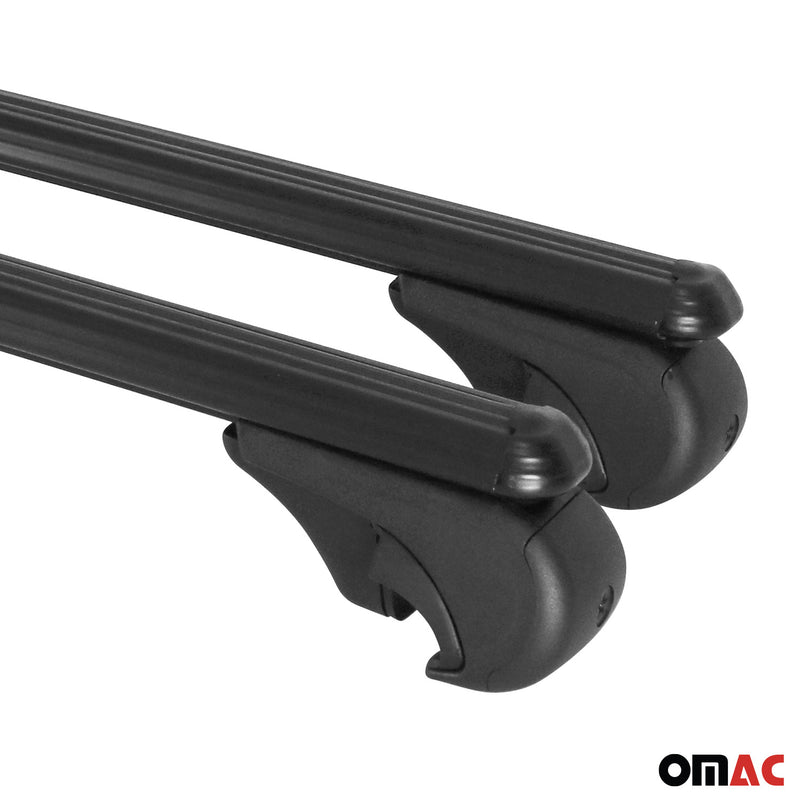 Portapacchi da tetto per BMW X3 E83 2003-2010 base portapacchi in alluminio nero 2x